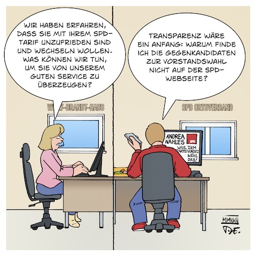 Cartoon: Wahl zum SPD-Vorsitz (medium) by Timo Essner tagged spd,wahl,vorsitz,partei,parteivorsitz,kandidaten,andrea,nahles,simone,lange,dirk,diderich,rolf,allerdissen,cartoon,timo,essner,spd,wahl,vorsitz,partei,parteivorsitz,kandidaten,andrea,nahles,simone,lange,dirk,diderich,rolf,allerdissen,cartoon,timo,essner