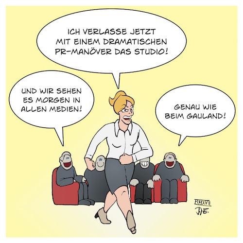 Cartoon: Weidel macht den Gauland (medium) by Timo Essner tagged alice,weidel,alexander,gauland,pr,tv,schreitv,anne,will,maischberger,medien,berichterstattung,trump,effekt,reaktionismus,cartoon,timo,essner,alice,weidel,alexander,gauland,pr,tv,schreitv,anne,will,maischberger,medien,berichterstattung,trump,effekt,reaktionismus,cartoon,timo,essner