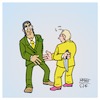 Cartoon: FDP vs. Grüne (small) by Timo Essner tagged btw17,jamaika,sondierungen,koalition,gespräche,parteien,cdu,csu,spd,fdp,grüne,deutschland,bundestag,cartoon,timo,essner