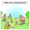 Cartoon: Frühling in Deutschland (small) by Timo Essner tagged frühling,frühjahr,deutschland,socken,sandalen