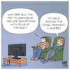 Cartoon: PayTV plus (small) by Timo Essner tagged tv television internet paytv monthly payments cartoon timo essner