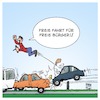 Cartoon: Tempolimit (small) by Timo Essner tagged tempolimit,höchstgeschwindigkeit,raser,verkehrstote,autobahnen,freie,fahrt,bürger,stau,stauende,bremswege,verkehrssicherheit,verkehr,deutschland,vernunft,cartoon,timo,essner