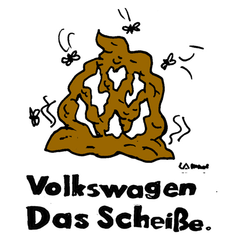 Cartoon: New Logo (medium) by Carma tagged volkswagen