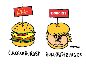 Cartoon: Donalds (medium) by Carma tagged donald,trump,mcdonald