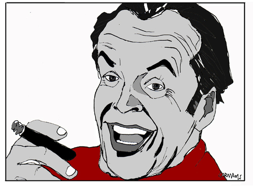 Cartoon: Jack Nicholson (medium) by Carma tagged celebrities,actors,movie,cinema,nicholson,jack