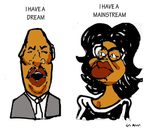 Cartoon: Oprah (medium) by Carma tagged oprah,winfrey,martin,luther,king