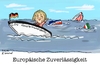 Cartoon: Europas Zukunft (small) by Ralf Conrad tagged merkel,renzi,cameron,hollande,germany,europa,großbritannien,frankreich