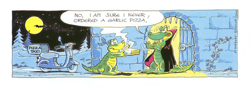 Cartoon: Gators Dracula (medium) by Hoevelercomics tagged gators,alligators,crocodiles,crocos,crocs,comic,comicstrip,comicstrips