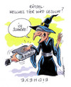 Cartoon: Bilderrätsel (small) by Hoevelercomics tagged hexe,witch