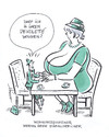 Cartoon: Dekollete (small) by Hoevelercomics tagged dekollete,ausschnitt,busen,wohnen,wohnung