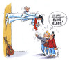Cartoon: ELVIS (small) by Hoevelercomics tagged elvis,presley,the,king,rock,roll