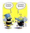 Cartoon: Modebewußte Insekten (small) by Hoevelercomics tagged beanie,mode,fliege,fly,fashion,biene,insekten