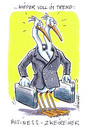 Cartoon: Zweireiher (small) by Hoevelercomics tagged mode,fashion,reiher,seevogel,seevögel