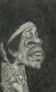 Cartoon: Jimi Hendrix (small) by David Almeida tagged jimi,hendrix,grafite