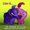Cartoon: Elefantenliebe (small) by Rüsselhase tagged elefanten,liebe,dick,blau,rosa