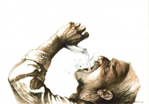Cartoon: Acqua (medium) by Agim Sulaj tagged water,climate,change,global,warming