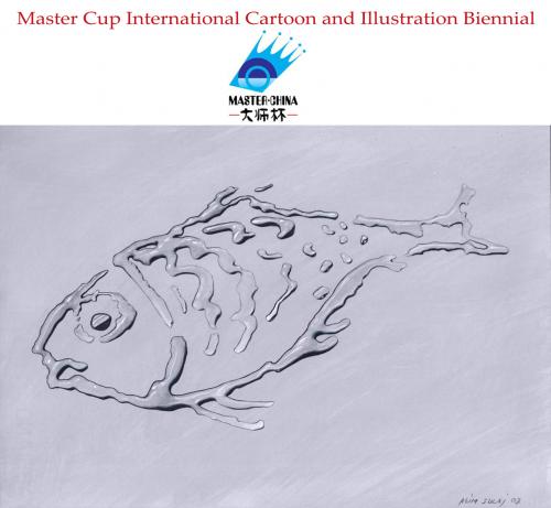 Cartoon: Water Fish Pubblicazione (medium) by Agim Sulaj tagged water,fish,ecology