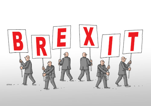 Cartoon: brexitaci (medium) by Lubomir Kotrha tagged brexit,no,teresa,may,eu