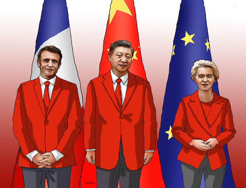 Cartoon: chinaeu24 (medium) by Lubomir Kotrha tagged china,world,china,world