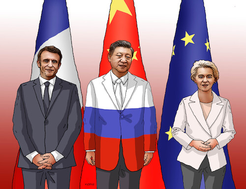 Cartoon: chinaeu24b (medium) by Lubomir Kotrha tagged china,world,china,world