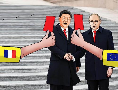 Cartoon: chinaputin24 (medium) by Lubomir Kotrha tagged china,world,china,world