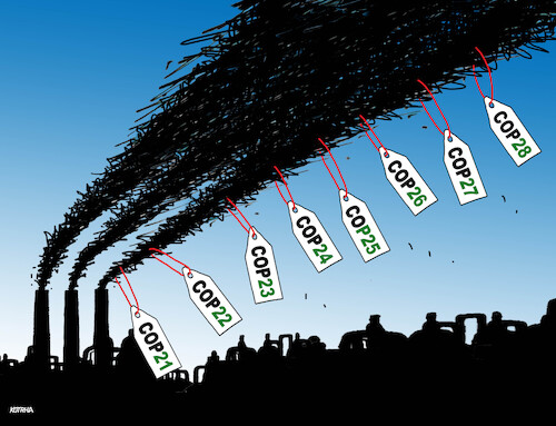 Cartoon: copdym28 (medium) by Lubomir Kotrha tagged climate,dubai,cop28,climate,dubai,cop28
