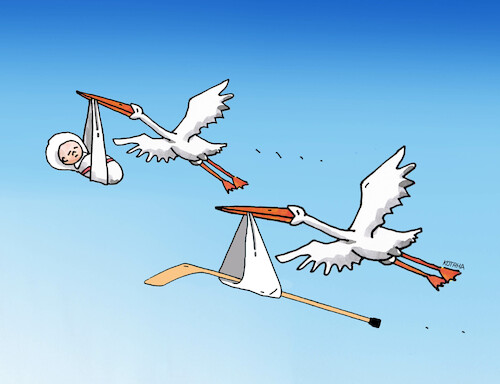Cartoon: detihokej (medium) by Lubomir Kotrha tagged winter,olympic,games,2022,china,winter,olympic,games,2022,china