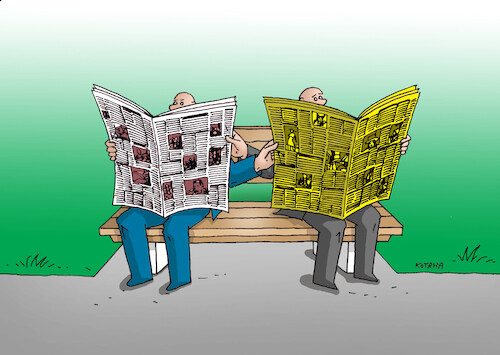 Cartoon: drznovin-far23 (medium) by Lubomir Kotrha tagged news,media,press,news,media,press