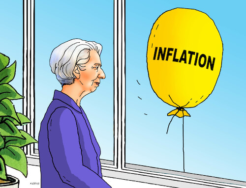 Cartoon: ecbalon-de (medium) by Lubomir Kotrha tagged inflation,inflation