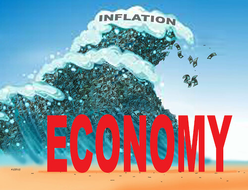 Cartoon: ekotsunami-en (medium) by Lubomir Kotrha tagged money,economy,dollar,euro,inflation,money,economy,dollar,euro,inflation