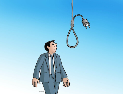 Cartoon: elstrop (medium) by Lubomir Kotrha tagged electricity,power,electricity,power