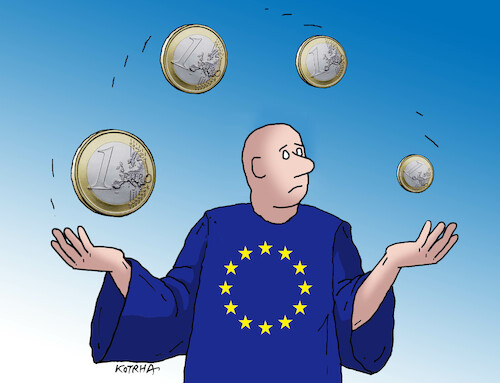 Cartoon: euro22 (medium) by Lubomir Kotrha tagged euro,euro