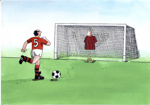 Cartoon: futfig (medium) by Lubomir Kotrha tagged soccer