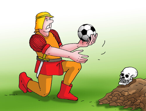 Cartoon: futotazka26 (medium) by Lubomir Kotrha tagged football,soccer,world,cup,usa,canada,mexico,football,soccer,world,cup,usa,canada,mexico