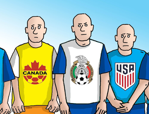 Cartoon: futtri (medium) by Lubomir Kotrha tagged football,soccer,world,cup,usa,canada,mexico,football,soccer,world,cup,usa,canada,mexico