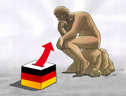 Cartoon: gerdum26 (medium) by Lubomir Kotrha tagged germany,sachsen,anhalt,elections,afd,germany,sachsen,anhalt,elections,afd