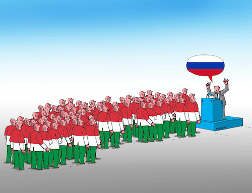 Cartoon: hunrus (medium) by Lubomir Kotrha tagged hungary,orban,elections,hungary,orban,elections