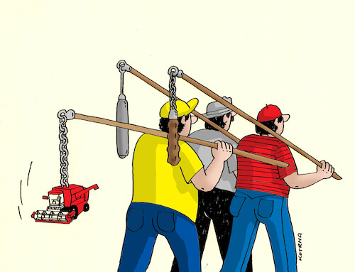 Cartoon: kombacep-far (medium) by Lubomir Kotrha tagged inovation,inovation