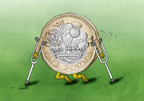Cartoon: librabarle (medium) by Lubomir Kotrha tagged libra,euro,dollar,brexit,britania,europe,world