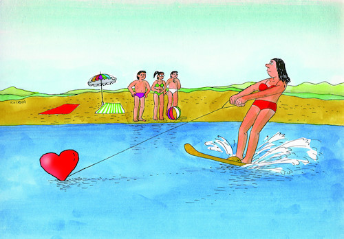 Cartoon: majmore (medium) by Lubomir Kotrha tagged may,love,woman,man,may,love,woman,man