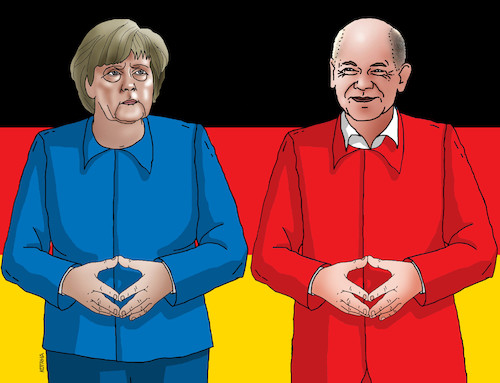 Cartoon: nemecko21a (medium) by Lubomir Kotrha tagged germany,elections,germany,elections