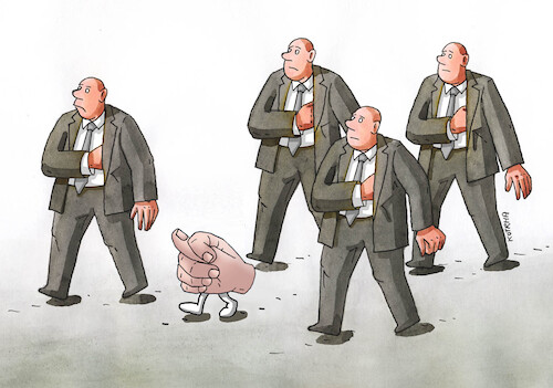 Cartoon: ochranfig (medium) by Lubomir Kotrha tagged bodyguards,bodyguards