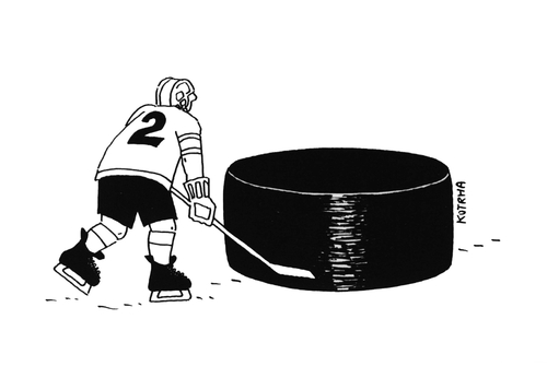 Cartoon: pukos2013 (medium) by Lubomir Kotrha tagged hokej,hockey,world,cup