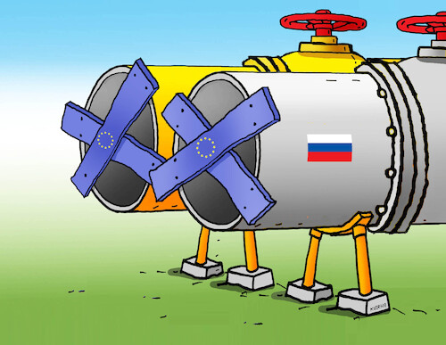 Cartoon: roplynstop3 (medium) by Lubomir Kotrha tagged eu,euro,economy,eu,euro,economy