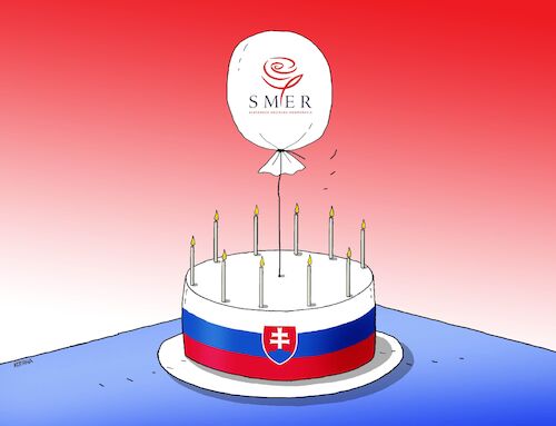 Cartoon: smerdort (medium) by Lubomir Kotrha tagged slovakia,elections,slovakia,elections