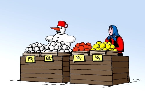 Cartoon: snehovegule (medium) by Lubomir Kotrha tagged humor