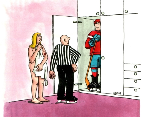 Cartoon: trest (medium) by Lubomir Kotrha tagged ice,hockey