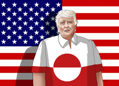 Cartoon: trumptriko26 (medium) by Lubomir Kotrha tagged donal,trump,usa,world,eu,venezuela,greenland,etc,donal,trump,usa,world,eu,venezuela,greenland,etc