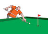 Cartoon: bilgolf (small) by Lubomir Kotrha tagged sport,billiards,golf