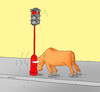 Cartoon: bucduc24 (small) by Lubomir Kotrha tagged semaphore,bull